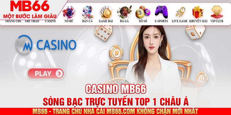 Game casino MB66 được ưa chuộng