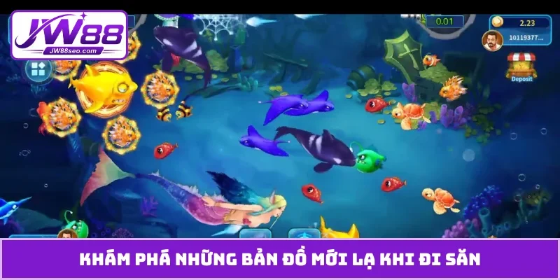 Khám phá những bản đồ mới lạ khi đi săn