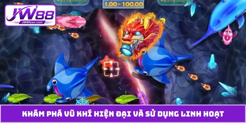 Khám phá vũ khí hiện đại và sử dụng linh hoạt